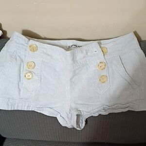 Express Women's High Waist Light Blue Shorts